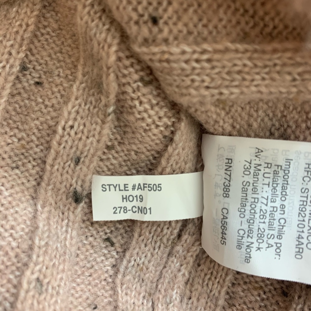 Madewell Donegal Evercrest Turtleneck Sweater Small- 0376, 0377, 0378 - Picture 9 of 13
